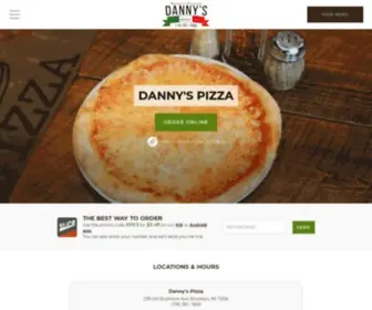 Dannysbrooklyn.com(Danny's Pizza) Screenshot