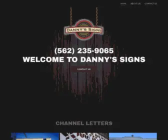 Dannyssigns.com(Danny's Signs) Screenshot