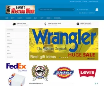 Dannyswesternwear.com(Dannys Western Wear) Screenshot