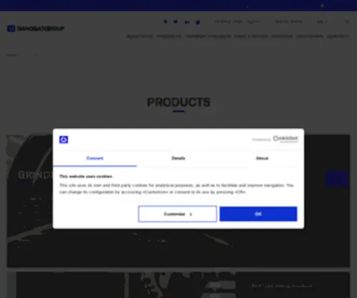 Danobatbandsaws.com(Machining Products and Technologies) Screenshot