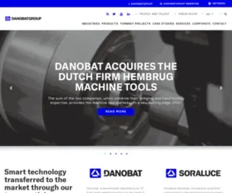 Danobatgroup.com(Excellence in Machine Tools) Screenshot