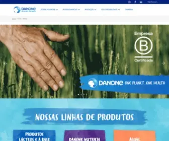 Danone.com.br(Danone Brasil) Screenshot