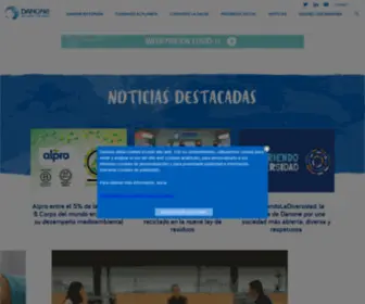 Danoneespana.es(España) Screenshot