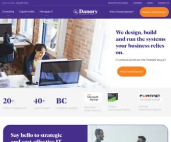 Danory.ca(IT Consultants in the Fraser Valley) Screenshot