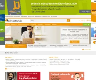 Danovecentrum.sk(Daňové centrum) Screenshot