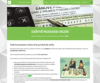 Danovepriznanieonline.sk(Daňové priznanie online) Screenshot
