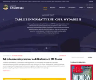 Danowski.pl(Bartosz Danowski) Screenshot