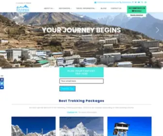 Danpheadventure.com(Trekking in Nepal) Screenshot