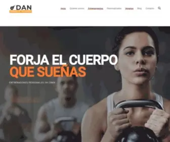 Danrobertstraining.com(Entrenadores) Screenshot