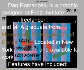 Danromanoski.com(Dan Romanoski) Screenshot