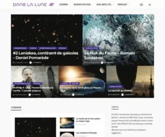 Dans-LA-Lune.fr(Page principale) Screenshot