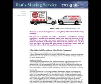 Dans-Moving.com(Home Page) Screenshot