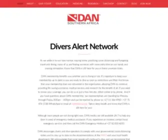 Dansa.org(Divers Alert Network) Screenshot