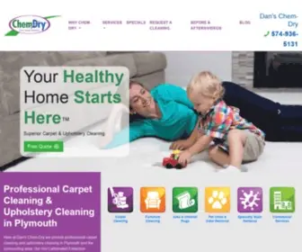 Danschemdry.com(Professional Carpet Cleaning Plymouth IN) Screenshot