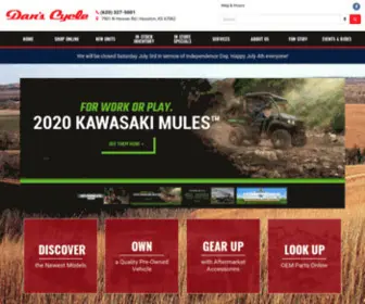 Danscycle.com(Home Dan's Cycle Hesston) Screenshot