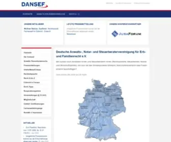 Dansef.de(Deutsche Anwalts) Screenshot