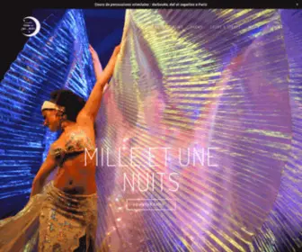 Danseorientale.net(Mille et Une Nuits) Screenshot