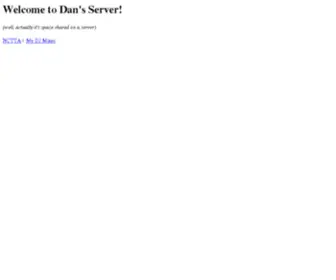 Danserver.com(Dan's Server) Screenshot