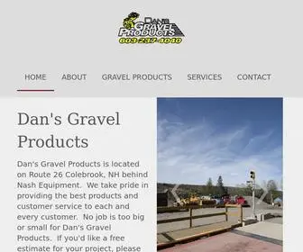 Dansgravel.com(Dan's Gravel Colebrook NH) Screenshot