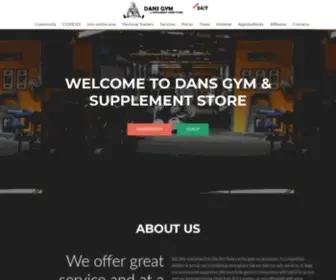 Dansgym.com.au(Dan&#039;s Gym) Screenshot
