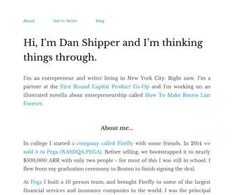 Danshipper.com(I'm Dan Shipper and I'm thinking things through) Screenshot