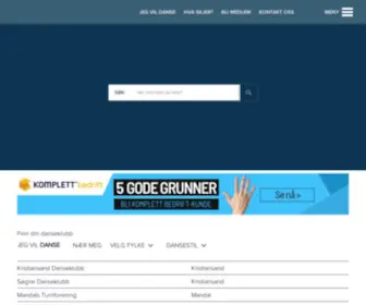 Dansing.no(Hjem) Screenshot