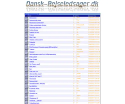 Dansk-Rejseledsager.dk(Dansk Rejseledsager) Screenshot