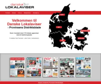 Danske-Lokalaviser.dk(Forside) Screenshot