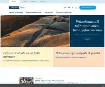 Danskebankas.lt(Danske Bank Lietuvoje) Screenshot