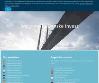 Danskeinvest.com(Danske Invest) Screenshot