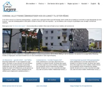 Danskelejere.dk(Danske Lejere) Screenshot