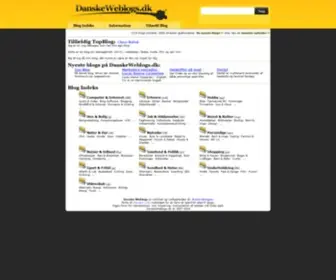 Danskeweblogs.dk(Danske) Screenshot