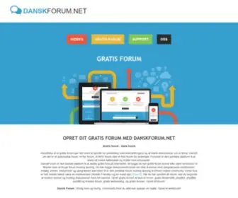 Danskforum.net(Free forum. Opret et gratis forum) Screenshot