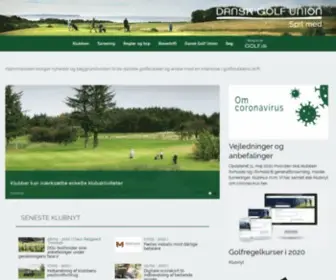 Danskgolfunion.dk(Dansk Golf Union) Screenshot