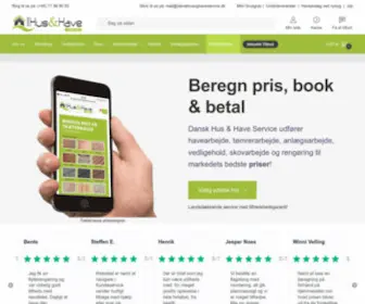 Danskhusoghaveservice.dk(Dansk) Screenshot