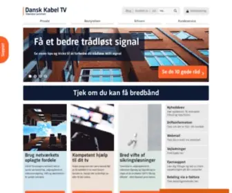Danskkabeltv.dk(Bolignet med bredb) Screenshot