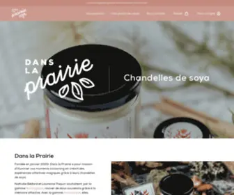 Danslaprairie.ca(Dans la Prairie) Screenshot