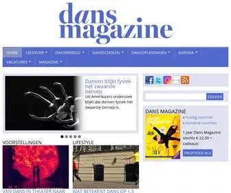 Dansmagazine.nl(Dans Magazine) Screenshot
