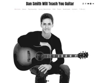 Dansmithguitar.com(Dan Smith Will Teach You Guitar) Screenshot