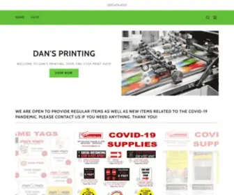 Dansprinting.com(Dan's Printing) Screenshot