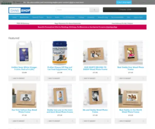 Dansshop.co.uk(Home Essentials Sports Equipment Phone Cases And Home Bargains) Screenshot
