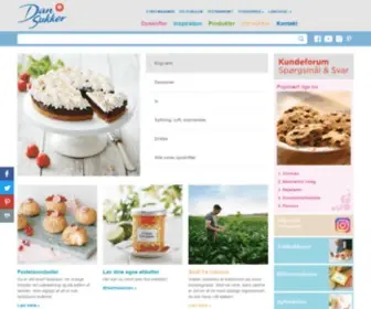 Dansukker.dk(Dansukker hjemmeside) Screenshot