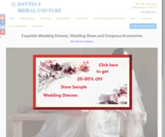 Dantelabridalcouture.com(Dantela Bridal Couture) Screenshot