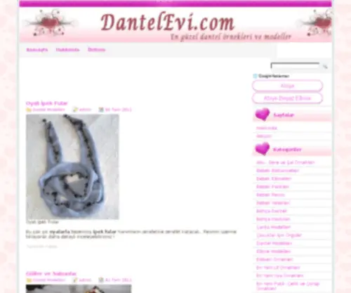 Dantelevi.com(Dantel) Screenshot