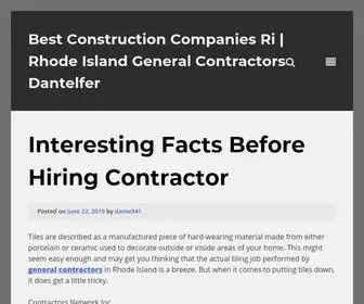 Dantelfer.com(Best Construction Companies Ri) Screenshot