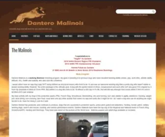 Dantero.com(Dantero Malinois) Screenshot