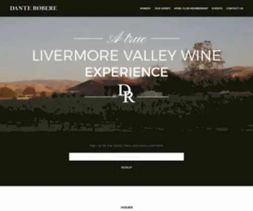 Danterobere.com(Livermore Valley Wine Tasting) Screenshot