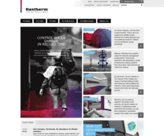 Dantherm.com(Energy-efficient Climate Control) Screenshot