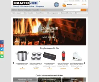 Danto.de(Online bestellen im Shop) Screenshot