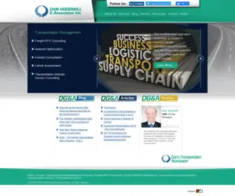 Dantranscon.com(DG&A freight consultants) Screenshot